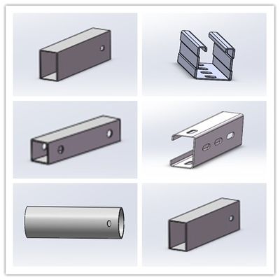 Ein guter Preis. Heißes Bad-galvanisierte Stahlprofil-kalte Biegungs-Solarberg-Klammer-Stützgestaltung Online