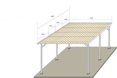 Ein guter Preis. Pv-Garagen-Überdachungs-Solarautoparkplatz-Strukturen, anodisierter galvanisierter Gestell-Solarparkplatz Online