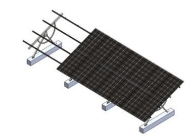 Ein guter Preis. Foto-voltaische Festlegungs-Klammer-Solarmontage-System, Landschaftssonnenkollektor-Racking-System Online