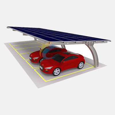 Ein guter Preis. AN/AUS-Gitter-Autoparkplatz-Sonnensysteme imprägniern im Freien photo-voltaische Platte, die hohe Stabilität Solarauto-Parkgestell galvanisierte Online