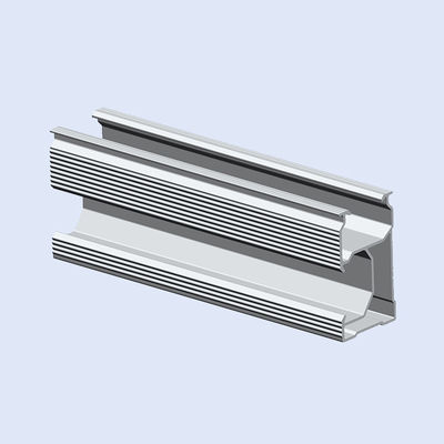 Ein guter Preis. Verdrängte Aluminium gekerbte Schiene für photo-voltaische Modul-Montage-Systeme Soem Online