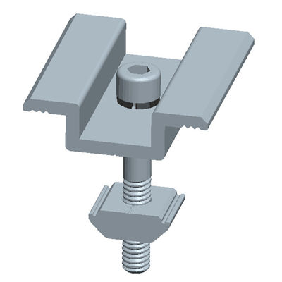 Ein guter Preis. Aluminium-6005-T5 u. Sus 304 anodisierter SurfaceThin-Film-Sonnenkollektor klemmt für PV-Montage fest Online