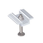 6063 Extruded Profile Metal Roof Solar Panel Clamps For PV Solar Modules