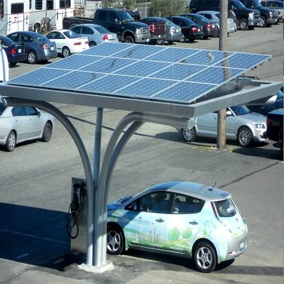 Ein guter Preis. Offenes Grundwasserdichtes anodisiert galvanisierte Solarautoparkplatz-Strukturen Online
