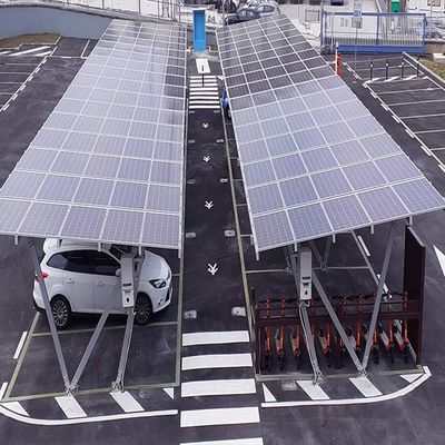 Ein guter Preis. 5deg 10deg 15deg galvanisierte Wohnsolarautoparkplatz-Strukturen Online