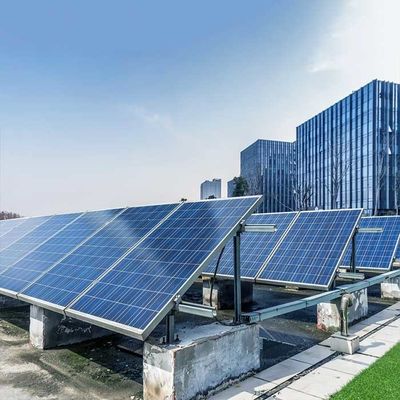 Ein guter Preis. 20deg, das flaches konkretes Dach-Solaraufbau- mit Gestelleinschübensystem ISO14001 kippt Online
