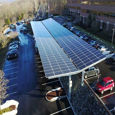 Ein guter Preis. Wasserdichte gewölbte Form-Pergola-Autoparkplatz-Sonnensystemautoparkplatzsolarklammer im Freien Online