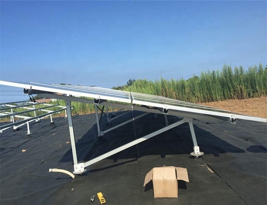 Ein guter Preis. Sonnenkollektor-Schienenplattensolarbefestigungssystem des Hauptquartier-Berg-großen Umfangs 50KW Online