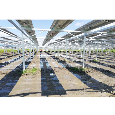 Ein guter Preis. Heißes galvanisiertes Q235B Q345B rieb angebrachte Solar-PV-Systemsolarklammer-Bodenmontage Online