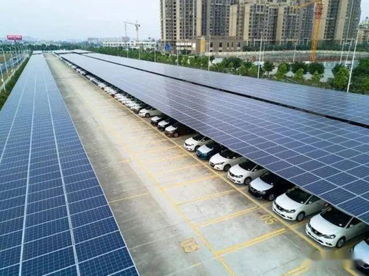 Ein guter Preis. Ursprüngliches Kohlenstoffstahl-wasserdichtes Solarautoparkplatz-Montage-System Online