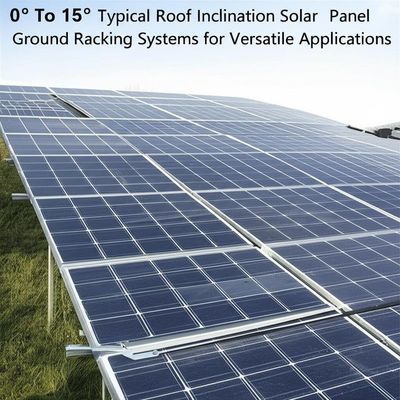 Ein guter Preis. 0° To 15° Typical Roof Inclination Solar Panel Ground Racking Systems for Versatile Applications Online
