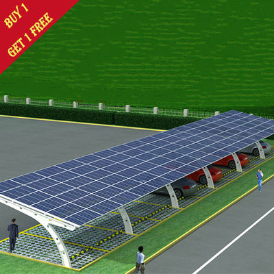 Ein guter Preis. Sonnensysteme des Autoparkplatz-60kw für den Auto-Hafen, der Frameless Platte PV parkt, rieben die Befestigung des Solarauto-Parkens verschütteten Online