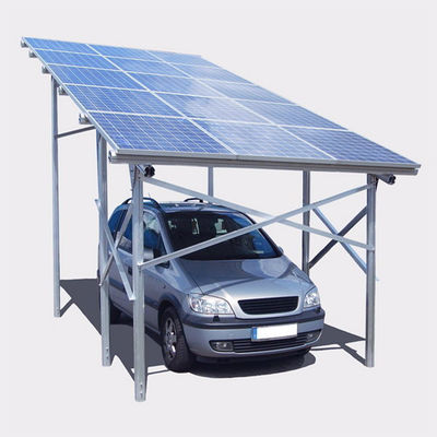 Flexible galvanisierte Stahl-Solarstrukturen des autoparkplatz-20kw
