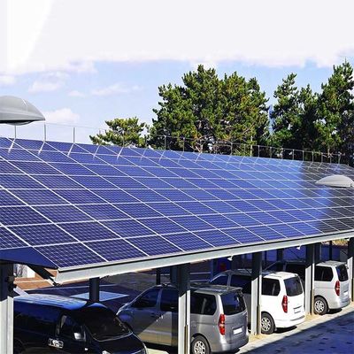 Galvanisiertes anodisiertes Solar-PV-Platten-Auto-Parken beansprucht stark