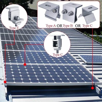 Ein guter Preis. Große Qualitäts-Solarbefestigungszusatz-Modul-Klammer-Komponenten für Frameless PV-Modul Online