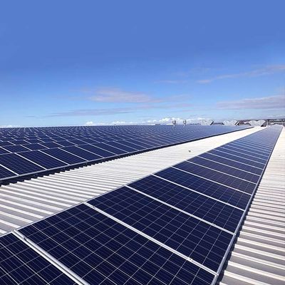 Ein guter Preis. Blatt-Sonnenkollektor-Dach 20 m Max Building Height Alloy Steel, das Systeme anbringt Online
