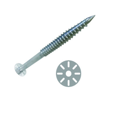 Ein guter Preis. Q235 galvanisierte schraubenartiger Erdanker-Grundschrauben-Stapel des Stahl-76mm Online