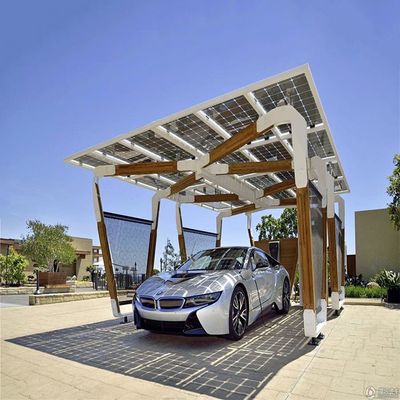 Ein guter Preis. 10-60° Galvanized Steel PV Solar Carport Mounting Systems Online