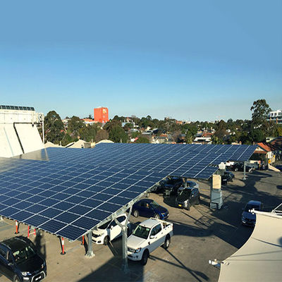 Ein guter Preis. Wetter-Beweis anodisierte Aluminium-PV-Autoparkplatz-Strukturen Online