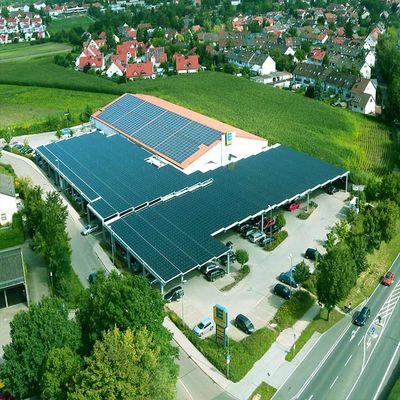 Ein guter Preis. Vielseitige Stahlautoparkplatz-Sonnensysteme Q235B Q345B HDG Online