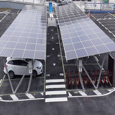 Ein guter Preis. Leichte rostfeste Stahlrahmen-Autoparkplatz-Sonnensysteme Online
