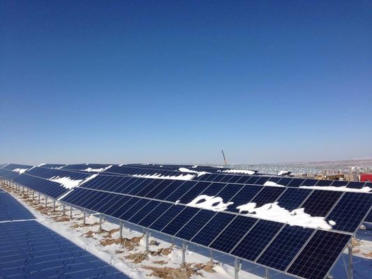 Q235B Q345B Sonnenkollektor-Klammern mit heißer eingetauchter Galvanisierung/eloxiertem PV-Montagesystem