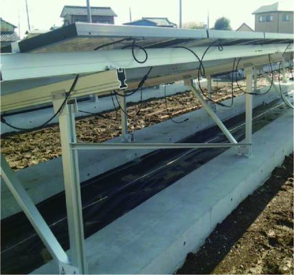 Foto-voltaischer C-Stahl-Sonnenkollektor gerieben Befestigung der Systemindustriellen Solarschienenplatte